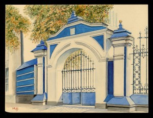 Ворота ограды Сергиево – Казанского собора