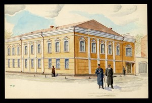 Хасидская синагога. Угол В. Луговой и Пролетарского пер 
